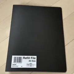Ray may A5 リフィル ファイル ブラック 6リング 美品 バインダー