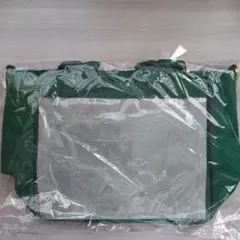 ザッカマート　A4痛バ　緑　(A4多機能2WAYハンドルフリルトートバッグ）