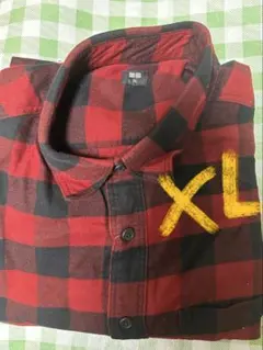 UNIQLO ユニクロ フランネルシャツ ギンガムチェック XLサイズ