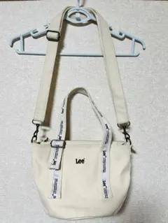 Lee アイボリー ショルダーバッグ