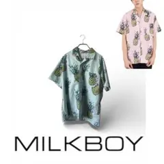 ✴︎MILKBOY アロハシャツ ヴィンテージ風 半袖 ユニセックス 速乾のサムネイル