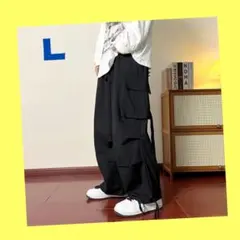 カーゴパンツ　ワイドパンツ　ワークパンツ　ミリタリーパンツ　メンズパンツ　韓国
