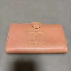 CHANEL キャビアスキン 長財布 ピンクのサムネイル
