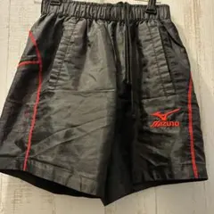 限定値下げ　ミズノ　MIZUNO シャカシャカ　パンツ　黒　赤　S