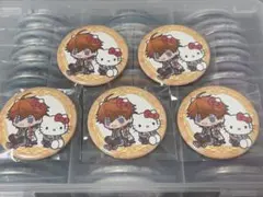 3SKM サンリオ 北見遊征 ハローキティ ホログラム缶バッジ