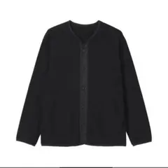無印良品 素材に還るフリースカーディガン Mサイズ ブラック