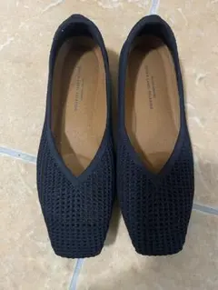 【箱付き】green label relaxing フラットシューズ ブラックのサムネイル