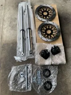 GS400のダブルディスク 用 メッキフロントフォークキャリパーセット 楽天市場】【利益還元祭】GS400 ダブルディスク キット STD