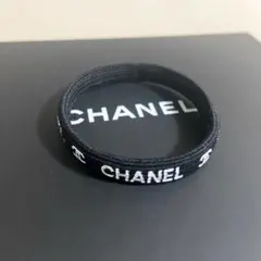 CHANEL シャネル　ヘアゴム　ノベルティ　韓国　ブラック　黒