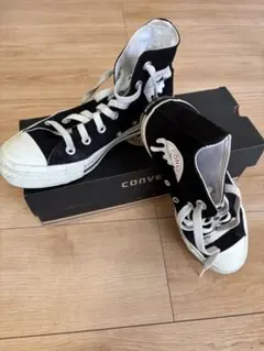 Converse ブラック ハイカット スニーカー