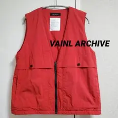 ※SALE※【美品】VAINL ARCHIVE　ベスト　レッドのサムネイル