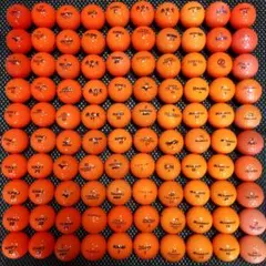 メーカー混合★オレンジ ロストボール100個