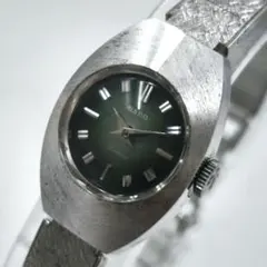 稼働/ベルト交換】SEIKO セイコー オーバル レディース腕時計 手巻