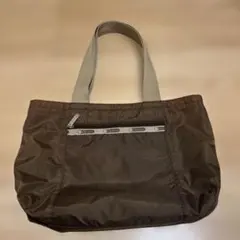 LeSportsac トートバッグ ブラウン ペイズリー柄 リバーシブル