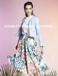 【美品】ダブルスタンダードクロージング　プリントスカートのサムネイル