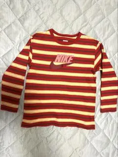 Nike 長袖カットソー 赤/黄 ストライプ
