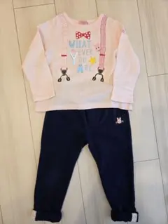 と*ん様 ホットビスケッツ　100 ロンTシャツとパンツセット