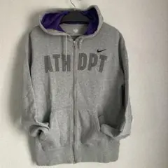 NIKE ジップアップパーカー グレー L