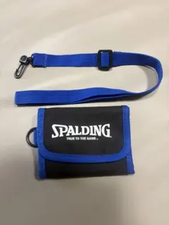 SPALDING キッズ 財布 ストラップ付き