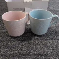 コペンハーゲン ペアボウル プレート 4個セット パステルカラー ブルー＆ピンク コペンハーゲン ペアボウル プレート 4個セット パステルカラー ブルー