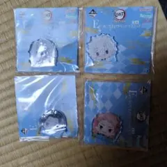 鬼滅の刃 一番くじ アクリッツマスコット4点