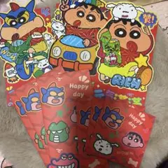 しんちゃん、ラブブお年玉袋セット17枚