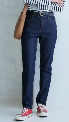 5L ストレートデニムパンツ 大きいサイズ