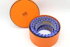 미사용 HERMES エルメス プリーツ スカーフ カレ シルク100％