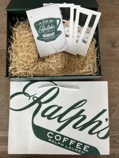 Ralph's Coffee ラルフローレンギフトボックス&紙袋　空き箱