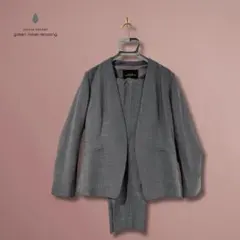 green label relaxing ノーカラージャケット＆パンツ 38