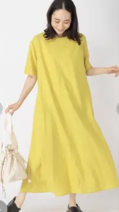 スタジオクリップ　半袖ワンピース