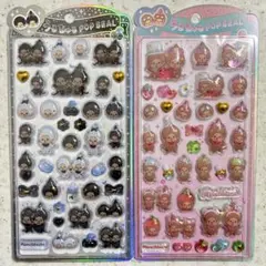 【国内正規品】モンチッチ　うるちゅる　ポップシール　2種セット