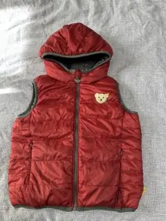 シュタイフ フード付きダウンベスト85 90 95 100cm Steiff