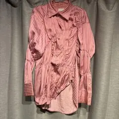 LIBRIO MENDONCA ストライプシャツ ピンク