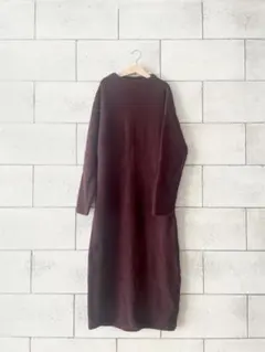 Ballsey モックネック　ニットワンピース