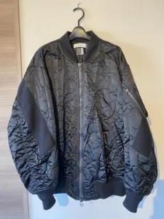 新品 soloist 周年 直営店限定MA-1 ジャケット 黒赤 46ソロイスト
