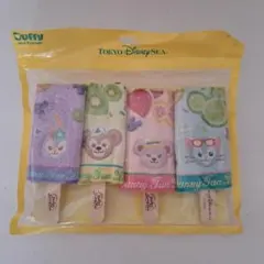 TDS　ダッフィー　フレンズ　サニーファン　アイスキャンディー　タオル　TDS