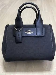 mumi様/COACH/カーリーキャリーオールバッグシグネチャーキャンバス 