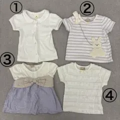半袖シャツ4点セットまとめ売り　80サイズ