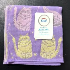 【新品未使用】フェリシモ購入～UFUFU ハンカチ 猫柄のサムネイル