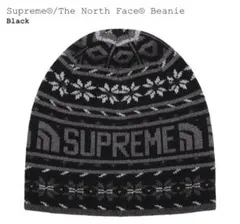 シュプリーム　The North Face Beanie　黒