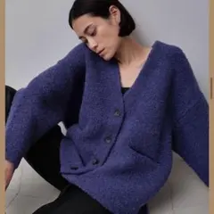 スタニングルアー ブークレーセッケツカーディガン アルパカ