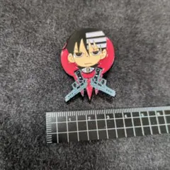 ソウルイーター デス・ザ・キッド ピンバッジ 缶バッジ アニメ グッズ
