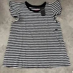 アバクロキッズ　新品　フリルトップス　Tシャツ　ボーダー　150 160