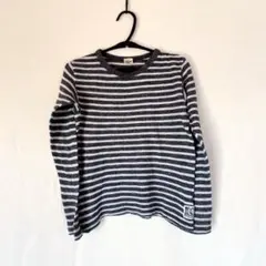 BACK NUMBER KIDS　ボーダー　長袖　カットソー　Tシャツ　120