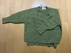 Ap retro ニット　黄緑