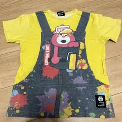 JAM ジャム だまし絵 オーバーオール風Tシャツ 140cm クマ ペイントのサムネイル