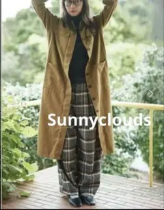 サニークラウズ ワークブルゾンピース シャツワンピース