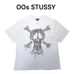 STUSSY 両面ビッグプリント　スカル クロスボーン Tシャツ　ステューシー