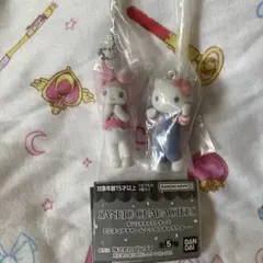 サンリオ　ガチャ　ミニチュアチャーム ライブキャラクター キティ＆マイメロ